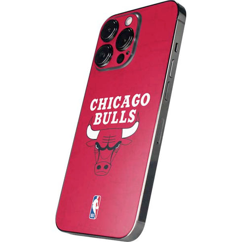 NBA Chicago Bulls Red Distressed iPhone 13 Pro Max Skin